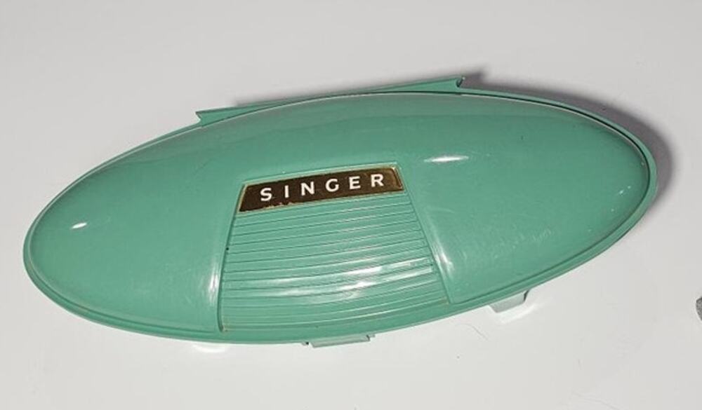 Vintage Singer Mint Green Atomic Buttonholer 1960